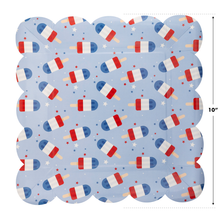 Load image into Gallery viewer, Blue Popsicles Paper Plates
