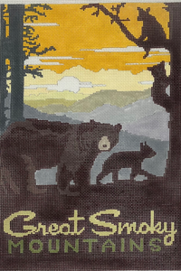 Great Smoky Mountains Travel Poster