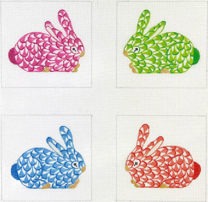 Fishnet Bunny Coasters
