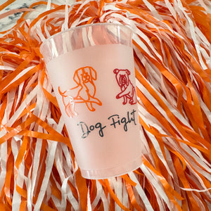 Dog Fight Frosted Cups