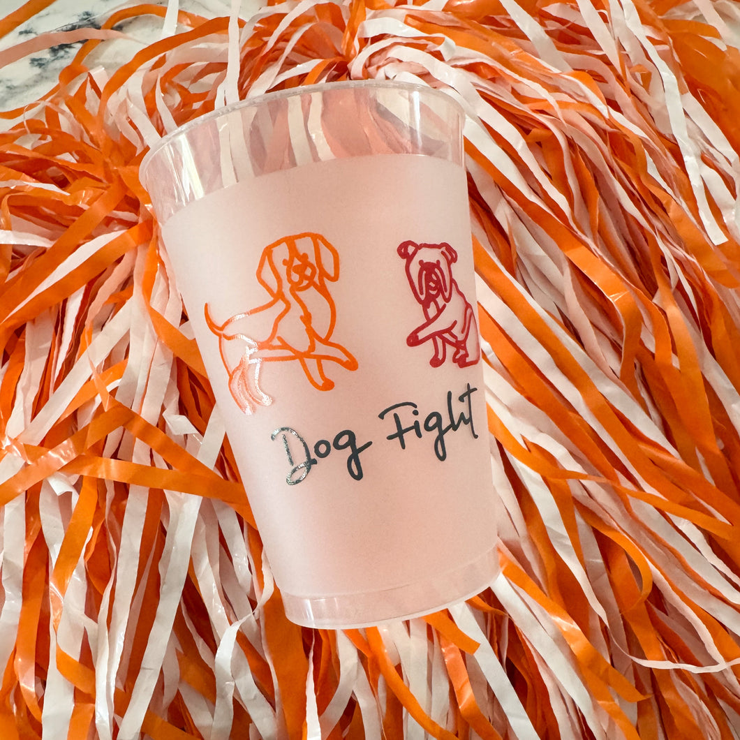 Dog Fight Frosted Cups
