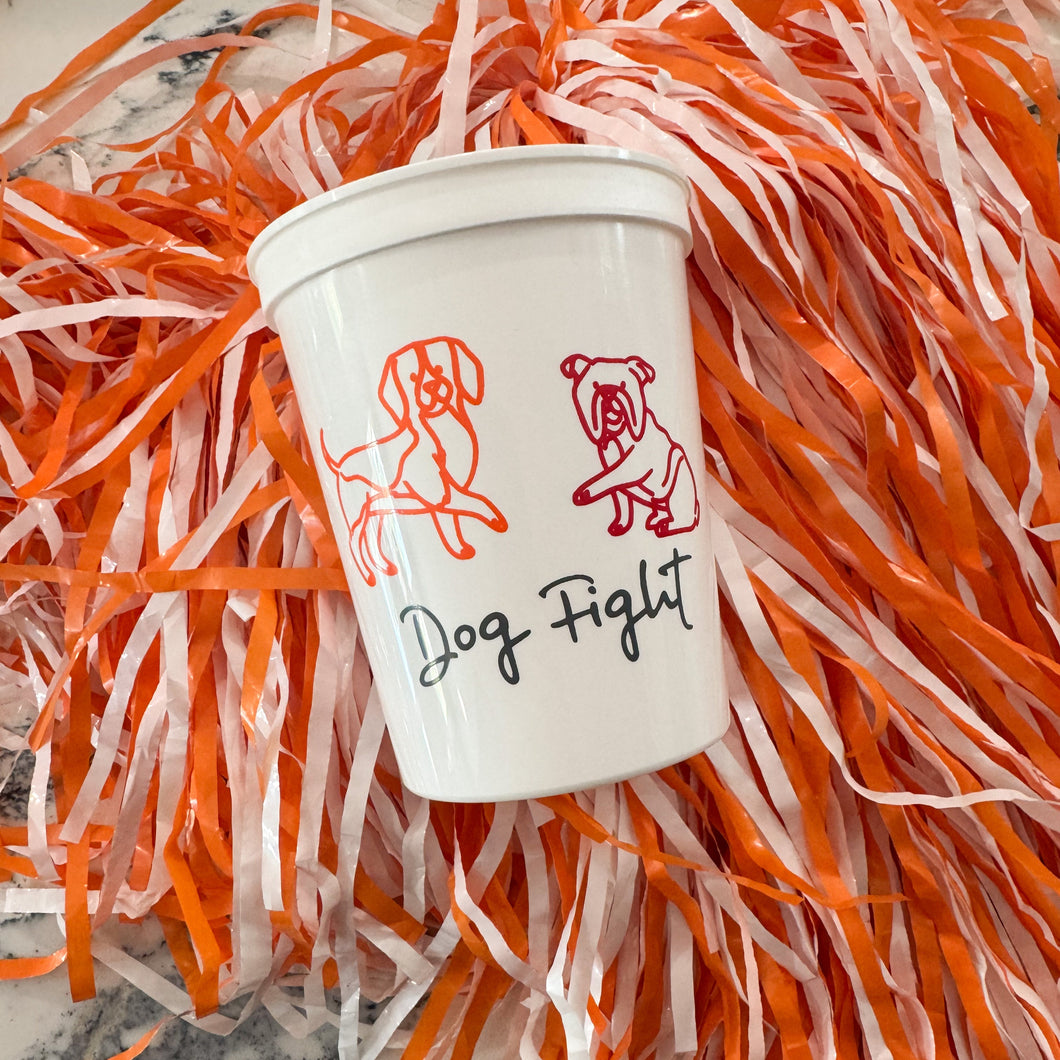 Dog Fight Stadium Cups