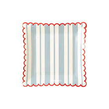 Load image into Gallery viewer, Striped Scallop Plates
