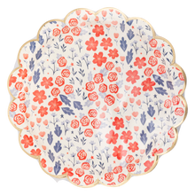Load image into Gallery viewer, Patriotic Flowers Paper Plates
