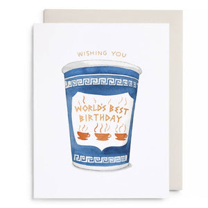 NYC Coffee Birthday Card