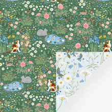 Load image into Gallery viewer, Garden Cats Gift Wrap Sheet
