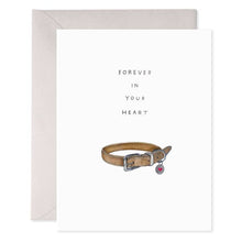 Load image into Gallery viewer, Pet Collar Sympathy Card
