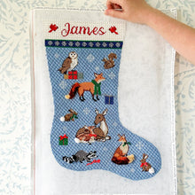 Load image into Gallery viewer, Christmas Forest Stocking
