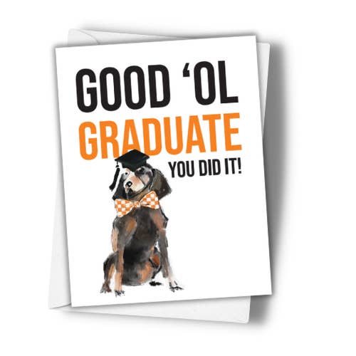 Coonhound Graduation Card
