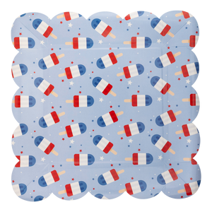 Blue Popsicles Paper Plates
