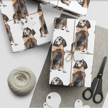 Load image into Gallery viewer, Coonhound Bowtie Gift Wrap
