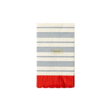 Load image into Gallery viewer, Striped Scallop Guest Towels
