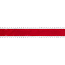 Load image into Gallery viewer, Red with White Pom Poms
