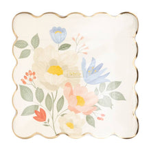 Load image into Gallery viewer, Floral Corner Plates
