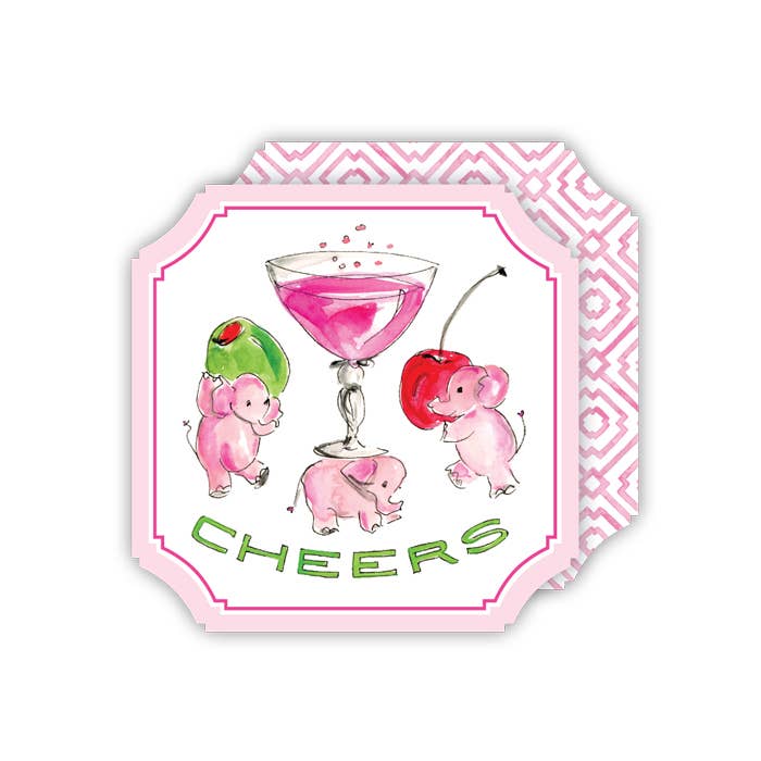 Elephant & Martinis Coasters