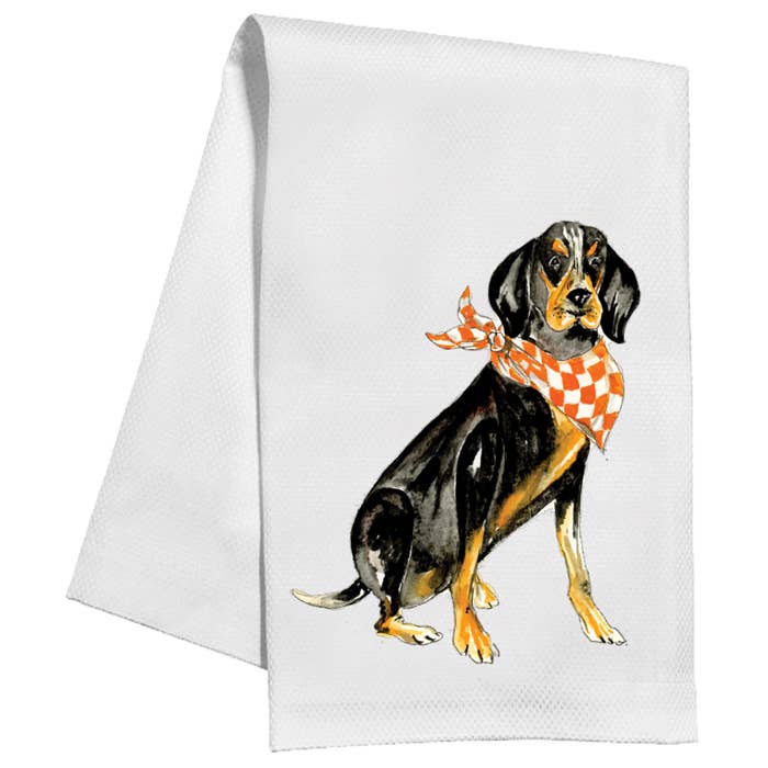 Coonhound Tea Towel