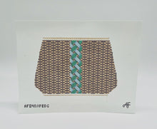 Load image into Gallery viewer, Large Nantucket Basket with Rope Blue
