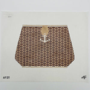 Large Nantucket Basket with Anchor