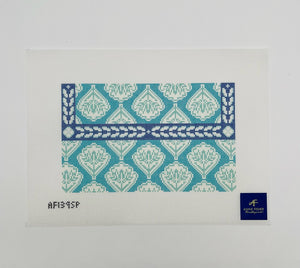 Teal Medallion Clutch
