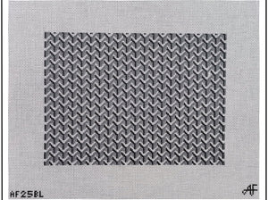 Y Pattern Large Clutch Black