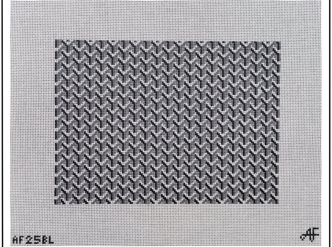 Y Pattern Large Clutch Black