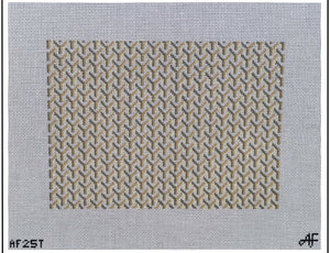 Y Pattern Large Clutch Tan