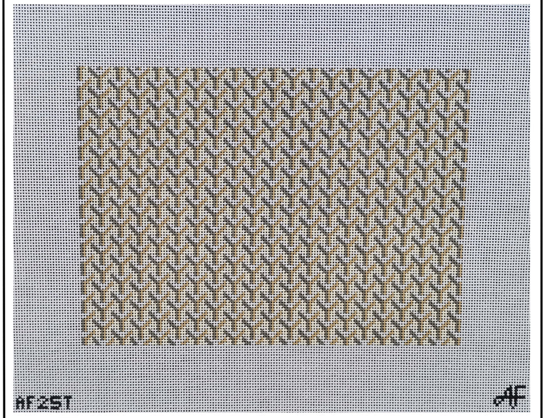 Y Pattern Large Clutch Tan