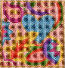 Blue Heart Square