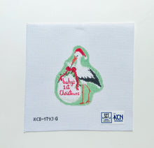 Load image into Gallery viewer, Baby&#39;s First Christmas Stork
