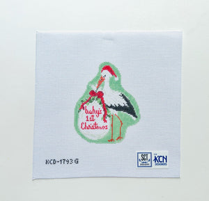 Baby's First Christmas Stork