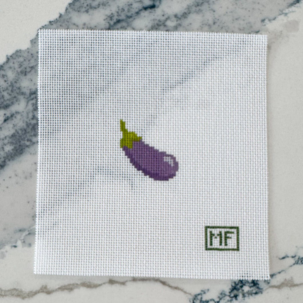 Eggplant Bag Charm