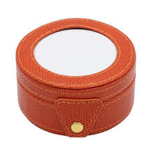 Load image into Gallery viewer, Leather Round Gift Box
