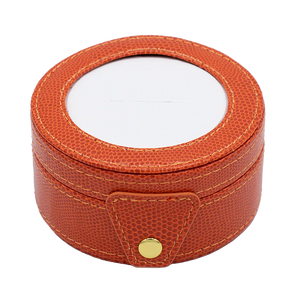 Leather Round Gift Box