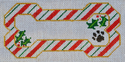 Dog Bone - Candy Cane on 13M