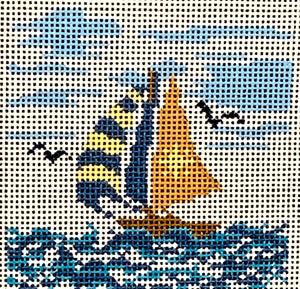 Sailboat on 13 Mesh