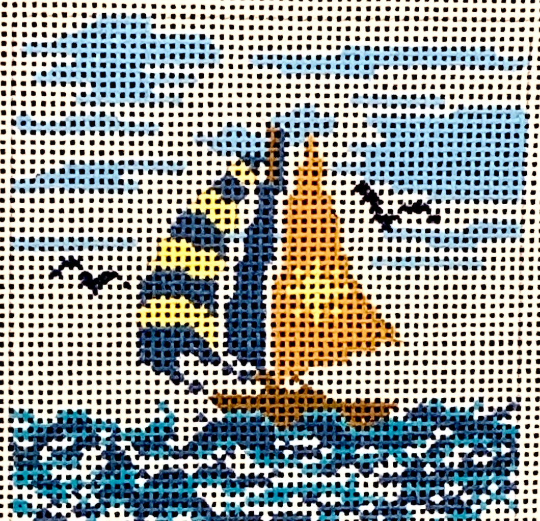 Sailboat on 13 Mesh