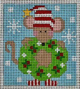 Mouse Ornament - Wreath