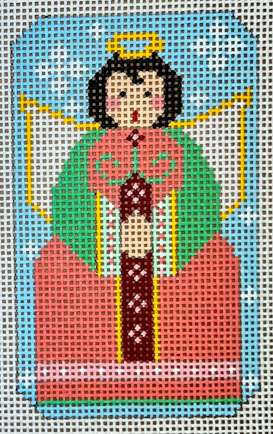 Coral Angel Ornament