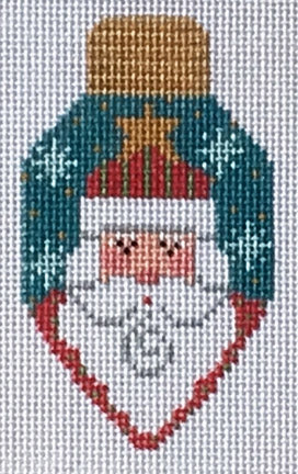 Santa Lightbulb Ornament