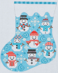 Snowman Mini Stocking
