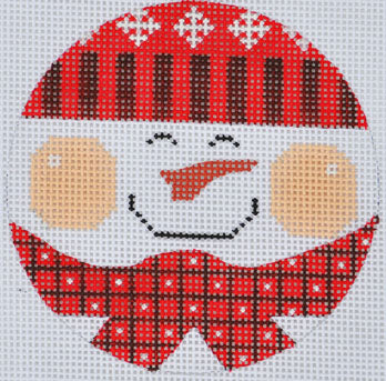 Red Snowman Ornament