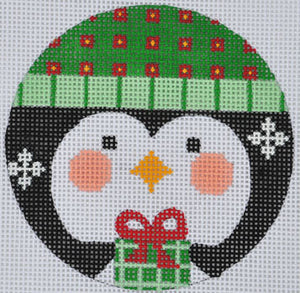 Green Penguin Ornament