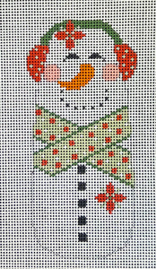 Green Scarf Snowman
