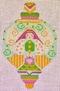 Green Angel Ornament