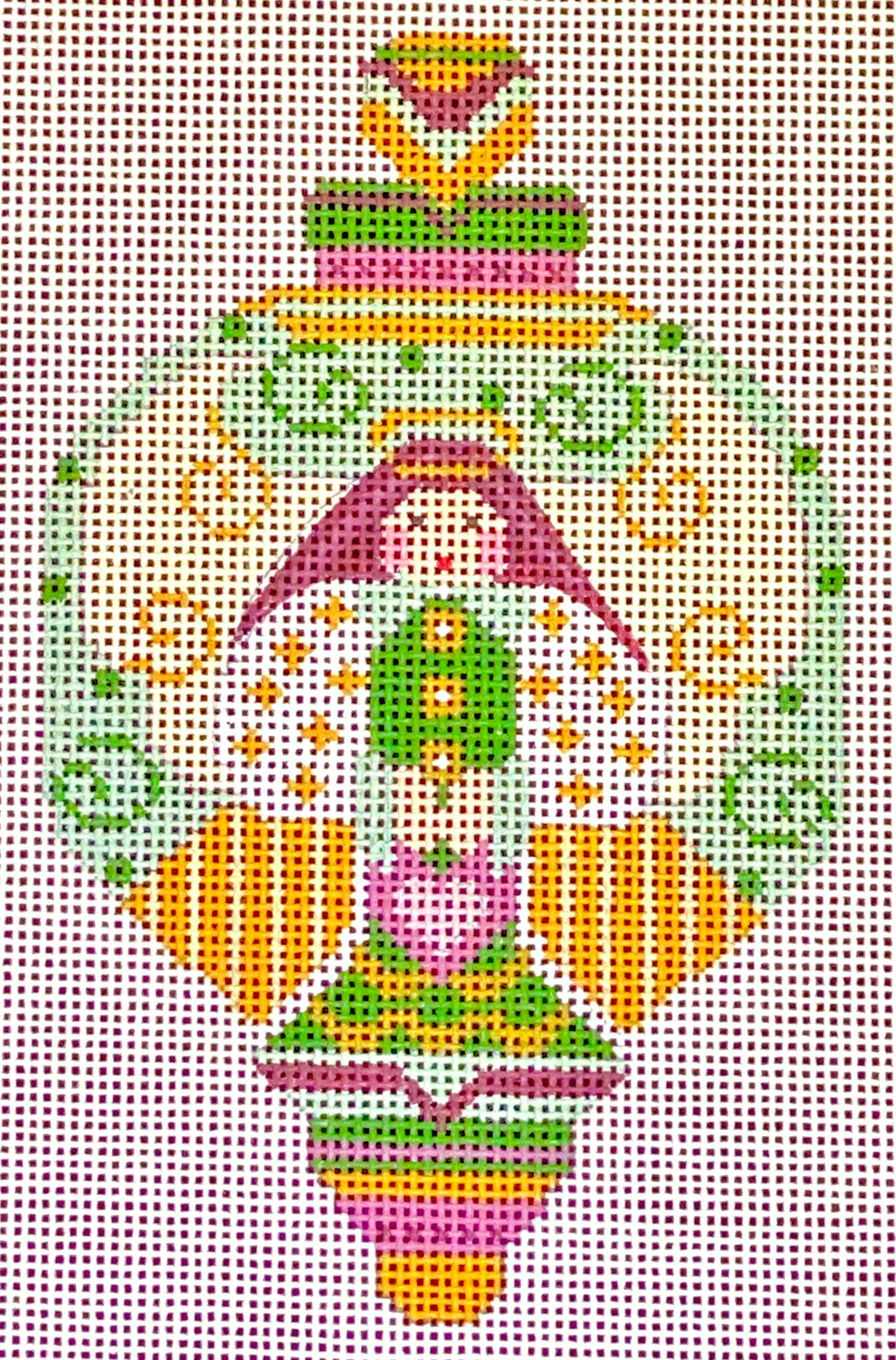 Green Angel Ornament