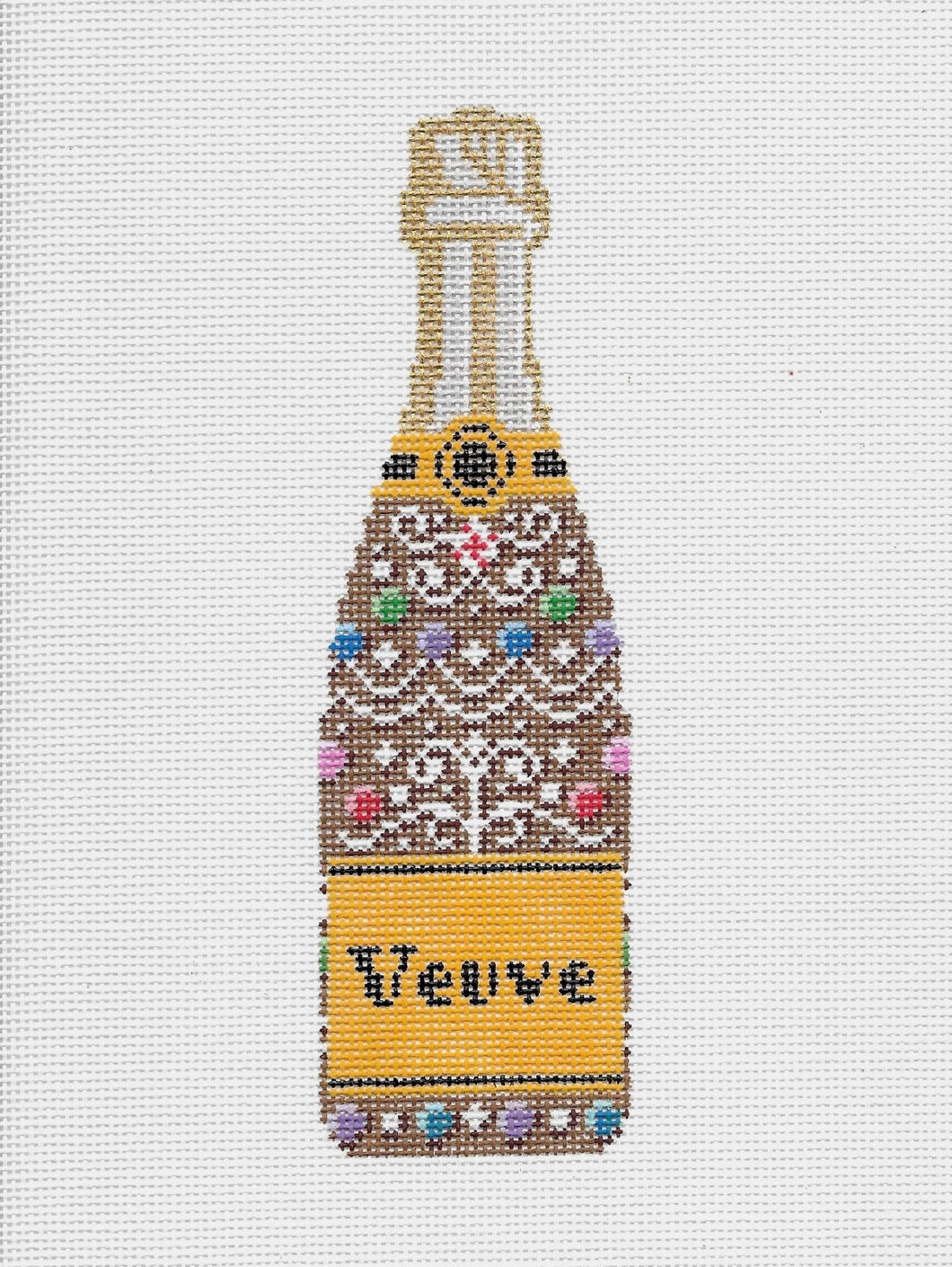 Gingerbread Champagne Bottle