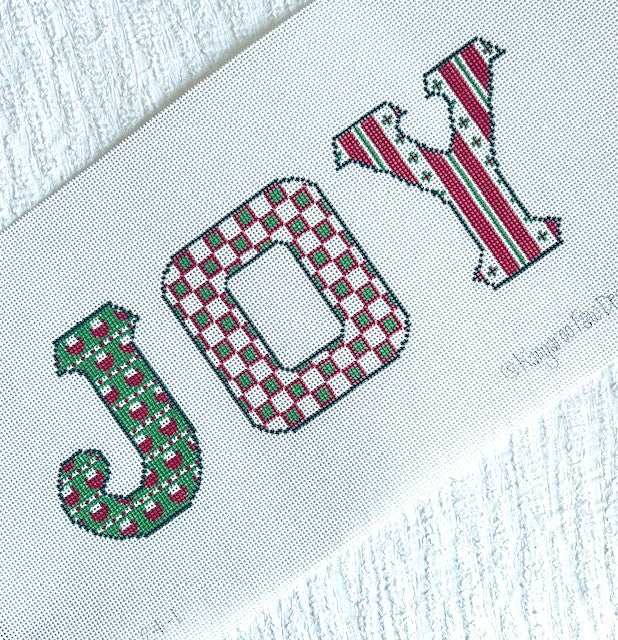 Joy Pattern Letters