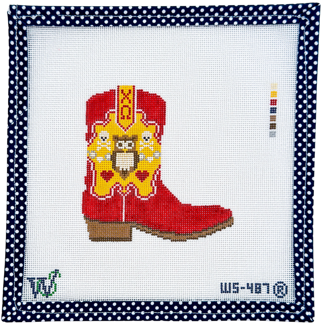 Chi Omega Cowboy Boot
