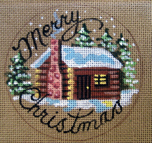 Merry Christmas Log Cabin