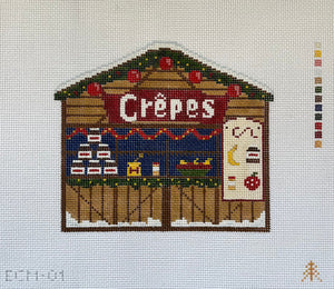 Crepe Christmas Market Stand